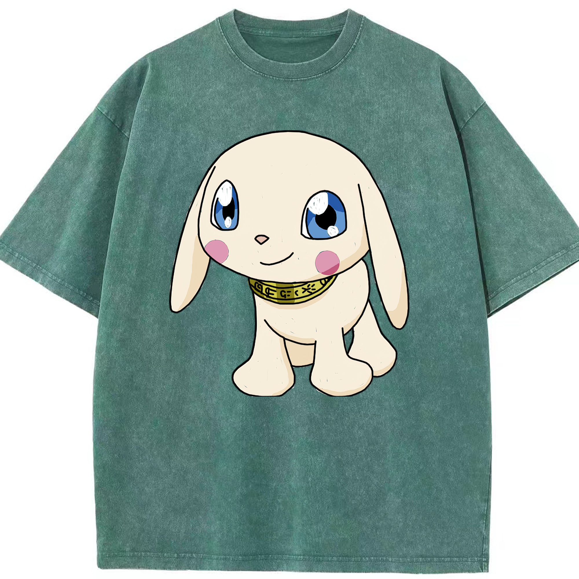 （画像用） Digimon デジタルモンスター/デジモン 綿100% ヴィンテージ風 半袖Tシャツ（フロントプリント）